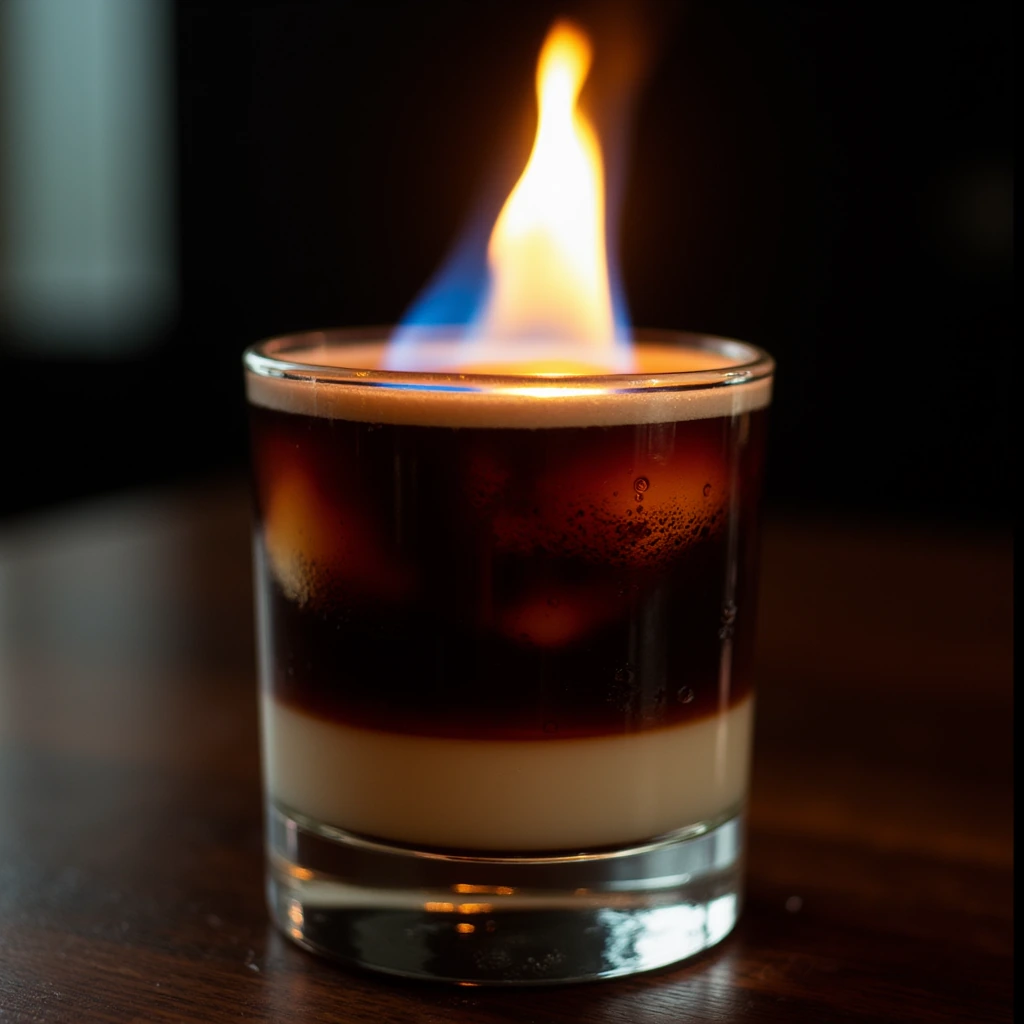 Flaming Lamborghini
